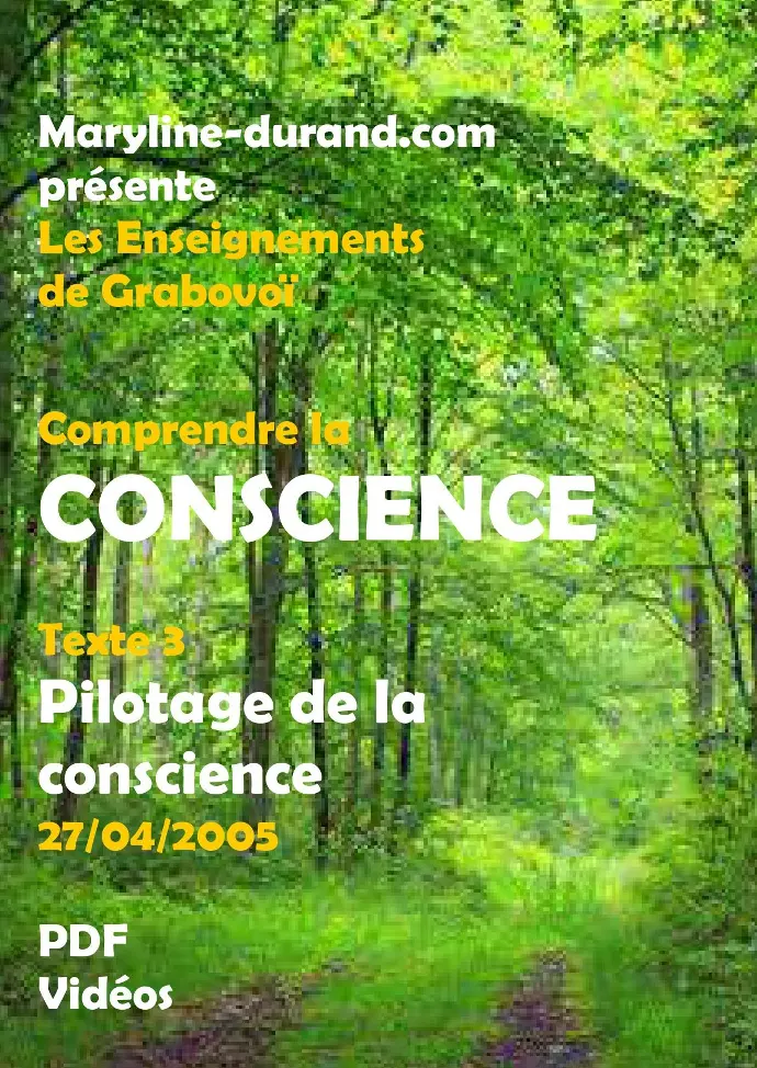 Le Pilotage de la Conscience