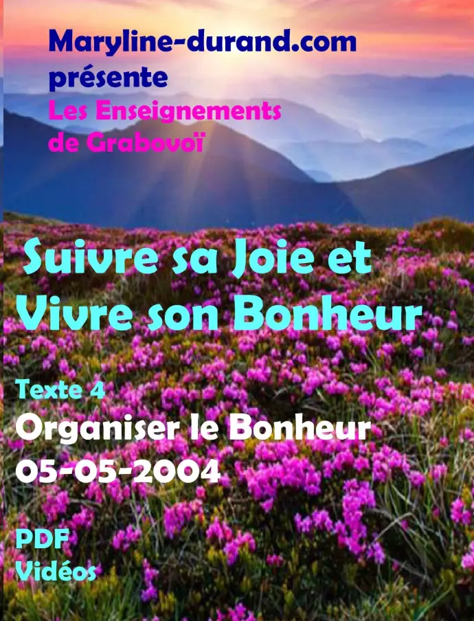 Organiser le Bonheur 05-05-2004