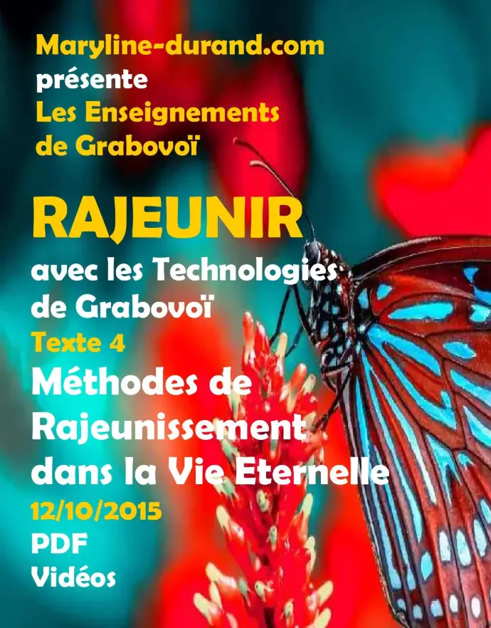 Méthodes de Rajeunissement dans la Vie Eternelle  12-10-2015