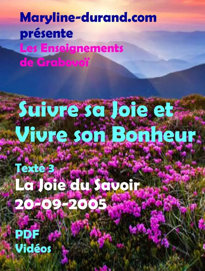 La Joie du Savoir 20-09-2005