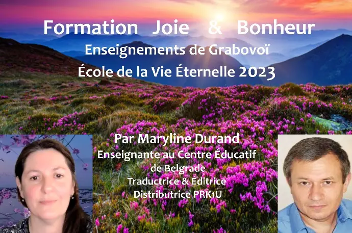 Formation EVE - Joie & Bonheur - Organiser le bonheur 05-05-2004  (copie)