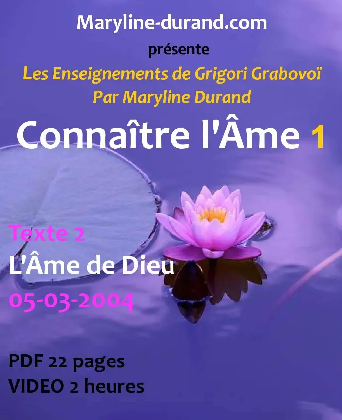 Méthode de Pilotage de l'Etat de l'Âme * Texte 1 *  (copie)