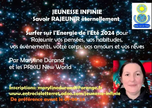 JEUNESSE INFINIE + 1 RV coaching 45 min